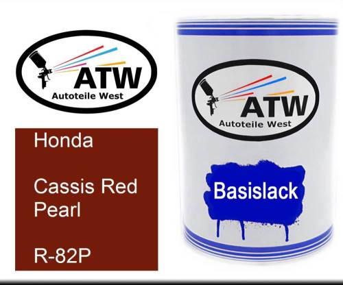 Honda, Cassis Red Pearl, R-82P: 500ml Lackdose, von ATW Autoteile West.